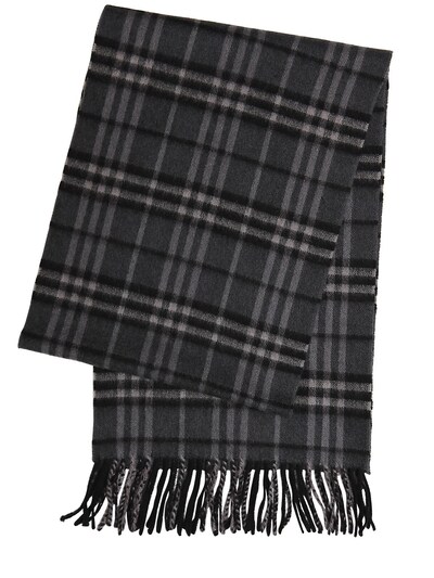 BURBERRY - CHECKED CASHMERE SCARF