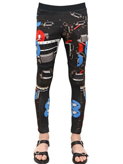 GIVENCHY - COTTON JERSEY LEGGINGS