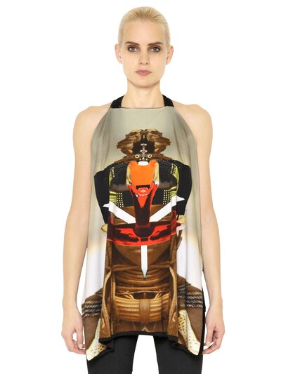 GIVENCHY - COTTON JERSEY PANELED TANK TOP