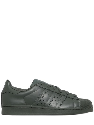 ADIDAS BY PHARRELL WILLIAMS - SUPERSTAR LEATHER SNEAKERS