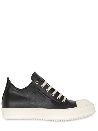 TWO TONE LEATHER SNEAKERS