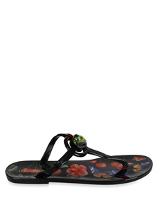 MENGHI - ROUND SWAROVSKI FLIP FLOP SANDALS
