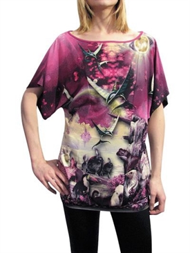 MANISH ARORA - FLYING DOLPHIN OVERSIZED JERSEY T-SHIRT