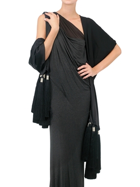 HAIDER ACKERMANN - SATIN TASSEL SCARF