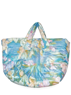 CARMINA CAMPUS - FLORAL SHOWER CURTAIN TOTE