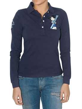 HYDROGEN - LONG SLEEVE PIQUET SKI POLO