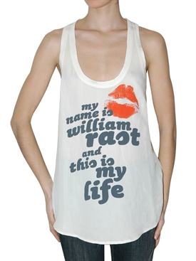 WILLIAM RAST - MY NAME IS WASHED CREPE TANK TOP