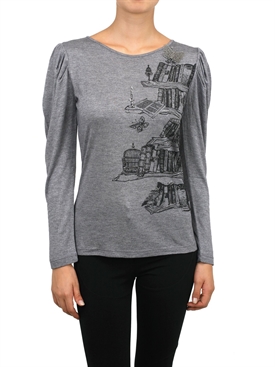 GILDA GIAMBRA - MONOCOL PRINT TOP