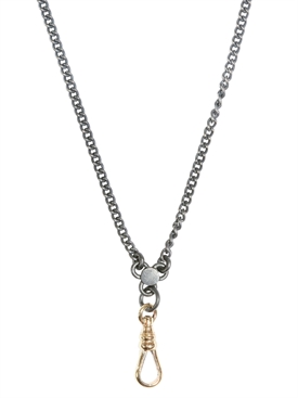 JESSICA MCCORMACK - LONG SILVER CHAIN NECKLACE