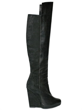 GARETH PUGH - STIVALE DI NAPPA E CAMOSCIO 140 MM