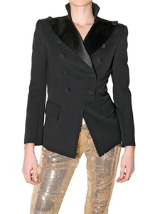 BALMAIN - DOUBLE BREASTED TUXEDO JACKET