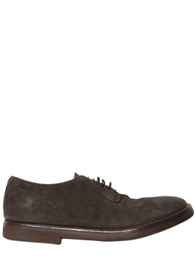 ALBERTO FASCIANI - SCARPE STRINGATE IN PELLE CERATA