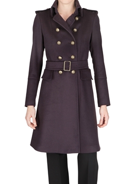 ANTONIO CROCE - WOOL AND CASHMERE FELT TRENCH COAT      