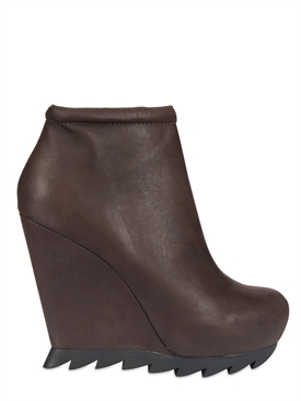 CAMILLA SKOVGAARD - 120MM CALFSKIN ANKLE BOOT WEDGES        
