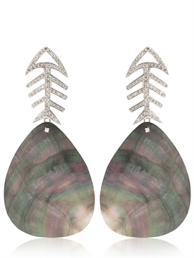 MICHELA BRUNI REICHLIN - BONE EARRINGS