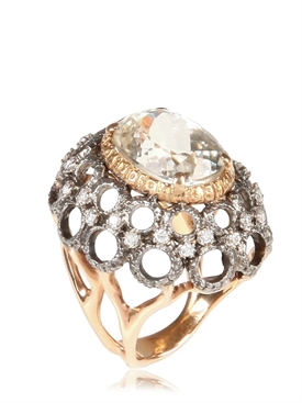 FEDERICA RETTORE - YELLOW KUNZITE RING