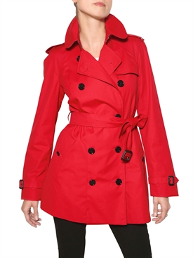 BURBERRY LONDON - MOTTRAM COTTON GABARDINE TRENCH COAT