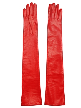 MARIO PORTOLANO - NAPPA LEATHER LONG GLOVES