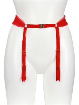 MADE BY NIKI - SILK TULLE SUSPENDER BELT