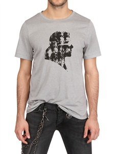 KARL - JERSEY KARL PRINT T-SHIRT