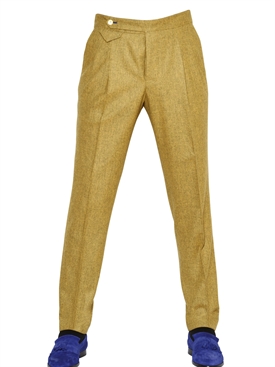 MANUEL VANNI - 18CM WOOL FLANNEL TROUSERS
