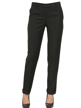 MOSCHINO CHEAP&amp;CHIC - HEAVY WOOL  CANVAS TROUSERS
