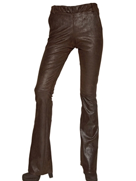 MAURIZIO PECORARO - BELL BOTTOM NAPPA TROUSERS