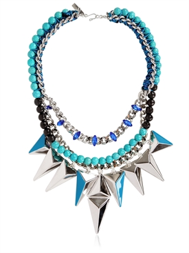 MOUTONCOLLET - TIPS ENAMEL NECKLACE