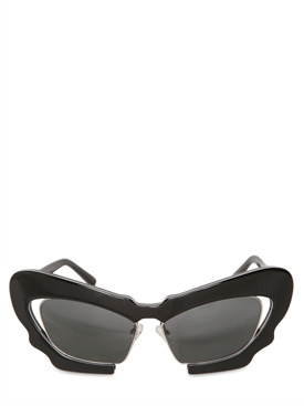LINDA FARROW - PRABAL GURUNG LARGE FRAME SUNGLASSES