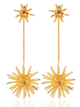 AURELIE BIDERMANN - CONDOR SUN EARRINGS