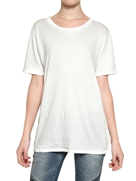 BALMAIN - OVERSIZE COTTON JERSEY T-SHIRT