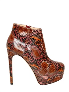 ALEXANDRE BIRMAN - STIVALI BASSI IN PELLE DI PITONE 130MM