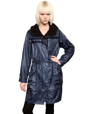 CHRISTOPHER RAEBURN - PARKA IN NYLON DOPPIOSTRATO RESISTENTE ALL'ACQUA