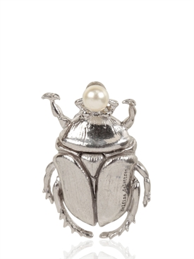 DELFINA DELETTREZ - COCKROACH SILVER BROOCH