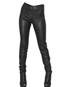 ANN DEMEULEMEESTER - NAPPA LEATHER LEGGINGS