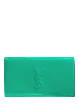 SAINT LAURENT - BELLE DE JOUR PATENT CLUTCH
