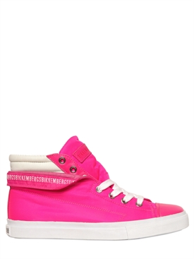 BIKKEMBERGS - 20MM CALFSKIN HIGH TOP SNEAKERS