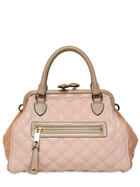 MARC JACOBS - MINI STAM THREE TONE QUILTED LEATHER BAG