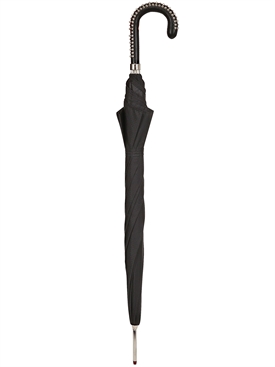 PASOTTI - SPIKES ON LEATHER HANDLE UMBRELLA
