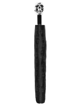 PASOTTI - SILVER PLATED SKULL HANDLE UMBRELLA