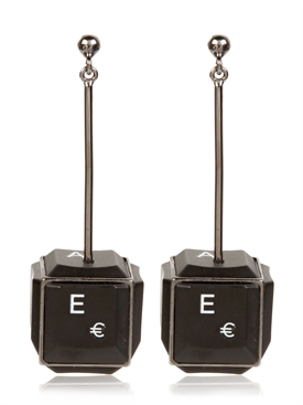 BY LUDO - CUBE KEYBOARD BUTTON EARRINGS