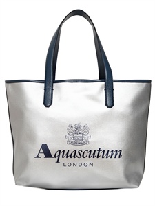 AQUASCUTUM - PVC AND BOTTLED CALF TOTE BAG