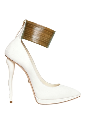 DUKAS - 130MM SUEDE DOLL HEEL PUMPS