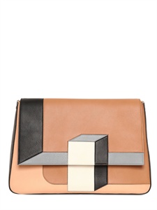 FENDI - BIG MAMA COLOR BLOCKED SHOULDER BAG