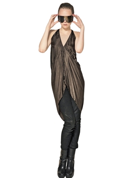 RICK OWENS - CUPRO SATIN DRESS