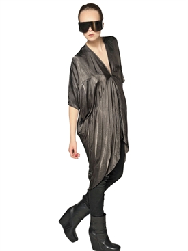 RICK OWENS - CUPRO CADY DRESS