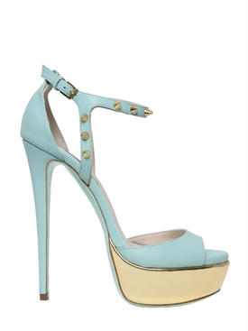 RUTHIE DAVIS - 150MM JUPITER LEATHER SANDALS