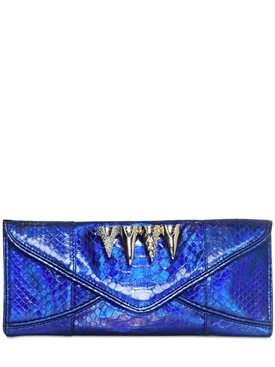 MAISON DU POSH - PYTHON LONG ENVELOP CLUTCH