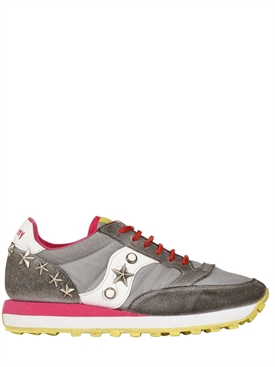 THE EDITOR - 30MM SUEDE AND NYLON SNEAKERS