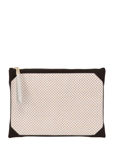 A DI ALCANTARA - LIMIT.ED COLOR BLOCK ALCANTARA CLUTCH
